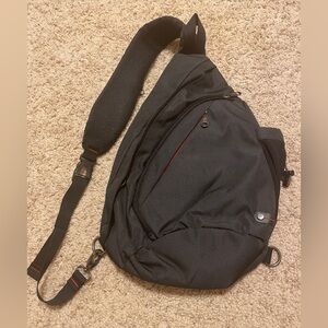 Outdoor Master Black Crossbody Bag